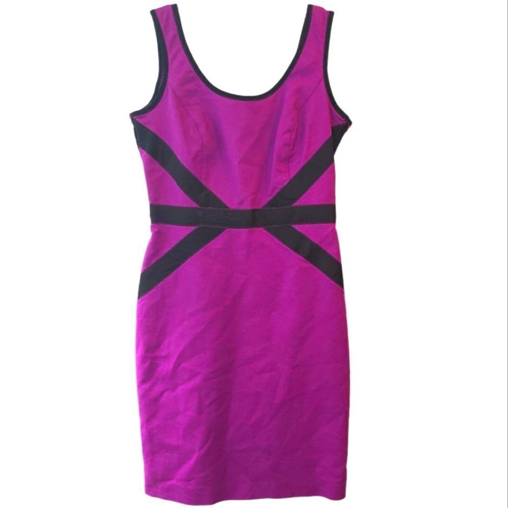 Worthington Stretch Purple Sheath Dress - Picture 2 of 11